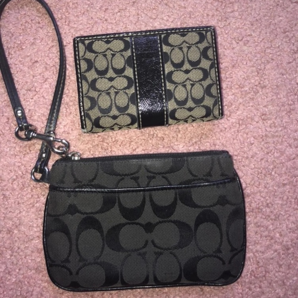 Coach Wristlet & ID Holder